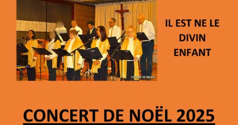concert du choeur du temple de Meaux à 19h au temple de Nanteuil-lès-Meaux.